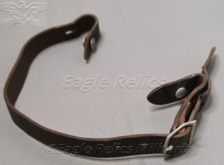 Early Leather Chinstrap for the combat Helmet