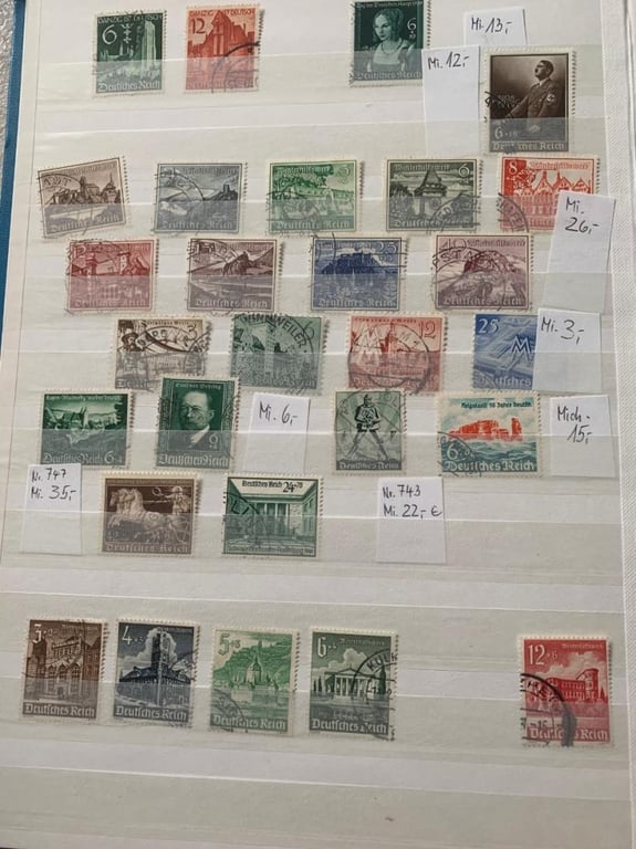 Stamp Album Number Two With Content