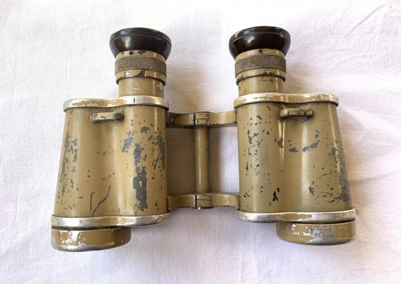 German Tan 6x30 Binoculars 'Dienstglas'  -CAG-