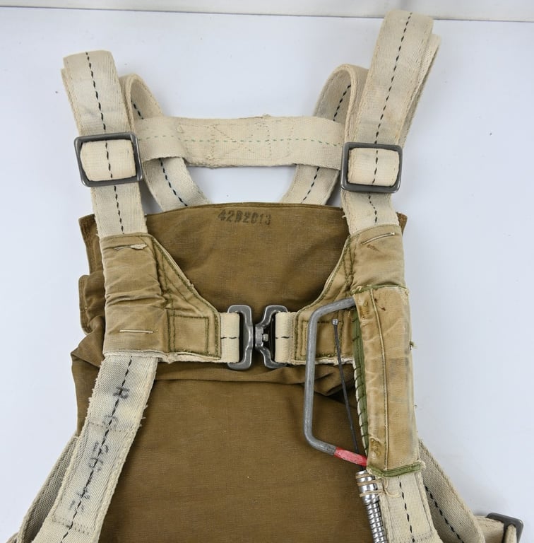 USAAF WW2 Named AN6510-1 Seat Parachute Harness Assembly