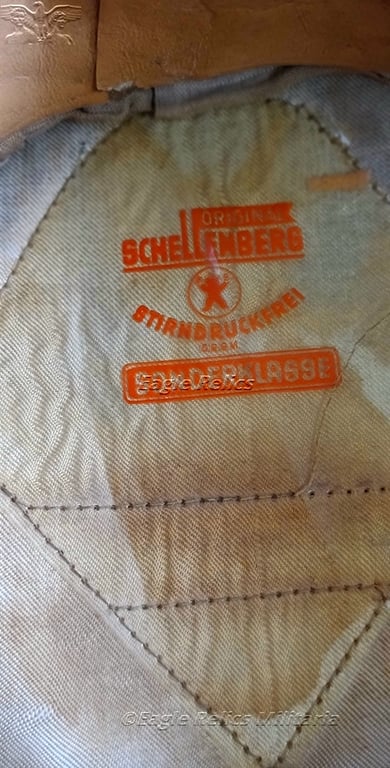 Rare Luftwaffe construction NCO visor cap Baupionier -Schellenberg