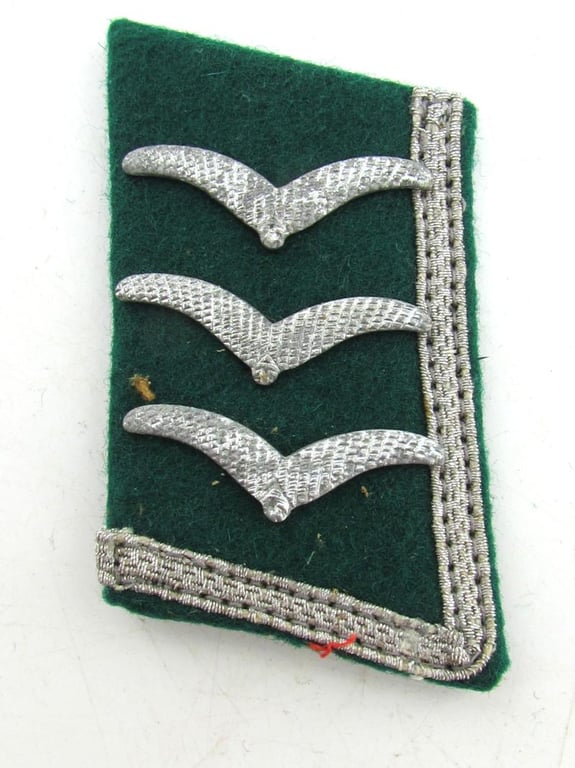 Luftwaffe Field Division Feldwebel Greatcoat  collar tabs