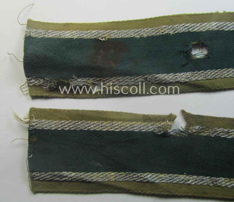 Relic, 'BeVo'-like cuff-title (ie. 'Ärmelstreifen') entitled: 'Afrikakorps' being a clearly issued and/or worn example that comes in an overall nice- (ie. hardly shortened- albeit somewhat damaged-), condition