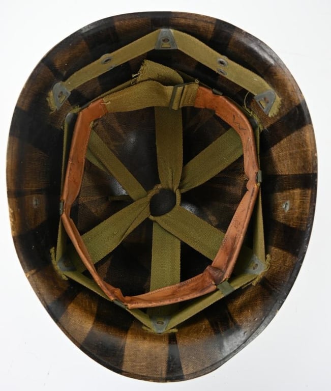US WW2 M1 Helmet Firestone Liner 'Major'