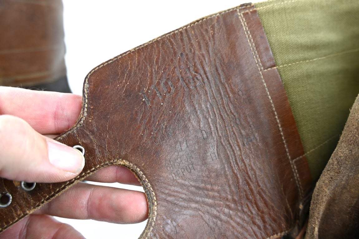 US WW2 Double Buckle Combat Boots