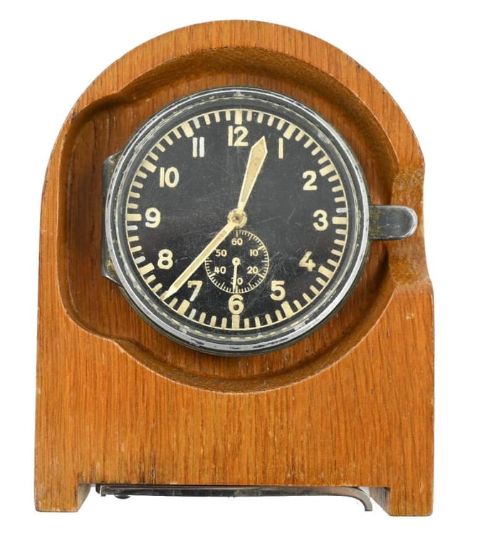 German LW Stations uhr/ Funkraum uhr FL25591