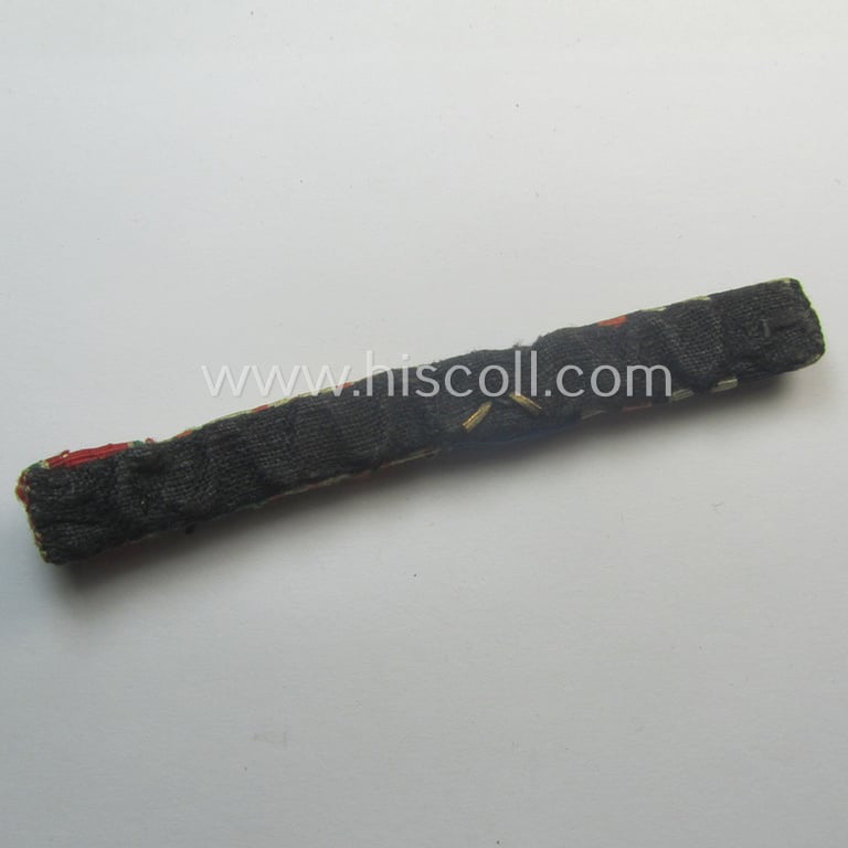 6-pieced, WWI- (ie. WWII-) period ribbon-bar (ie. 'Feld- o. Bandspange') showing resp. a WWI-period: 'EKII.Kl.', a: 'FKK m. S.', a: WH (Heeres) 'DA' and three Austrian, WWI-period commemorative-medals