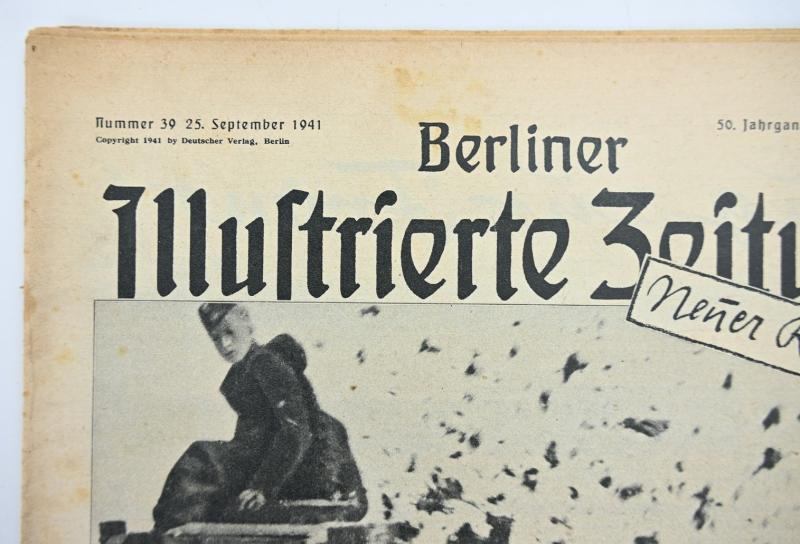 German Berliner Illustrierte Zeitung Newspaper September 1941