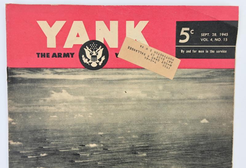 US WW2 Yank Magazine 28 September 1945
