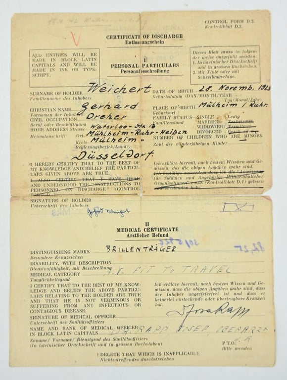 German LW Grouping 'Gerhard Weichert'