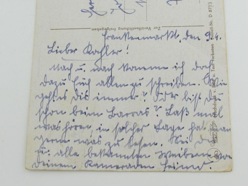 Third Reich era 'Barlog' Postcard