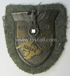 Attractive, WH (Heeres o. Waffen-SS) 'Krim'-campaign-shield that comes...