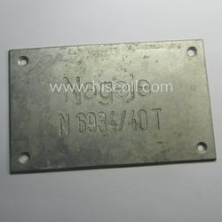 Unusually found, WH (KM) typical aluminium-based- and/or silver...