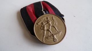 1st October 1938 Medal Rare Female Issue