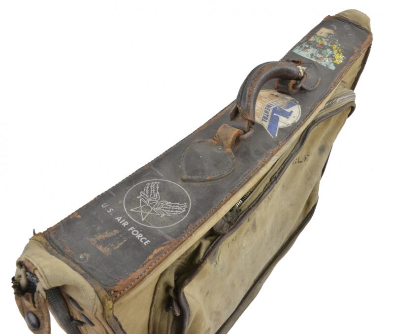USAAF WW2 Named B-4 Flight Bag