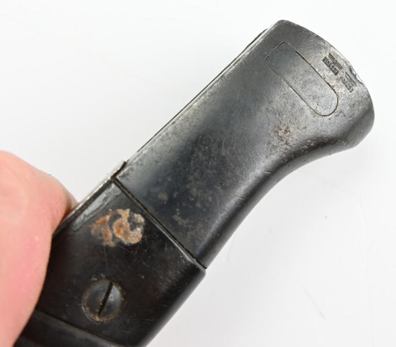 German WH K98 Mauser Bayonet with Frog 'E.Pack & Sohn'