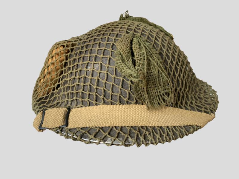 Brititsh Army Steel Helmet with Netting -1945-