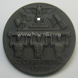 N.S.D.A.P.-related 'tinnie' (ie. 'Tagungs- o. Veranstaltungsabzeichen') being a...