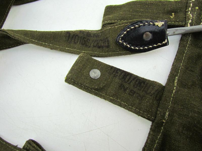 MINT Wehrmacht M31 bread bag with Strap both with RBNr.