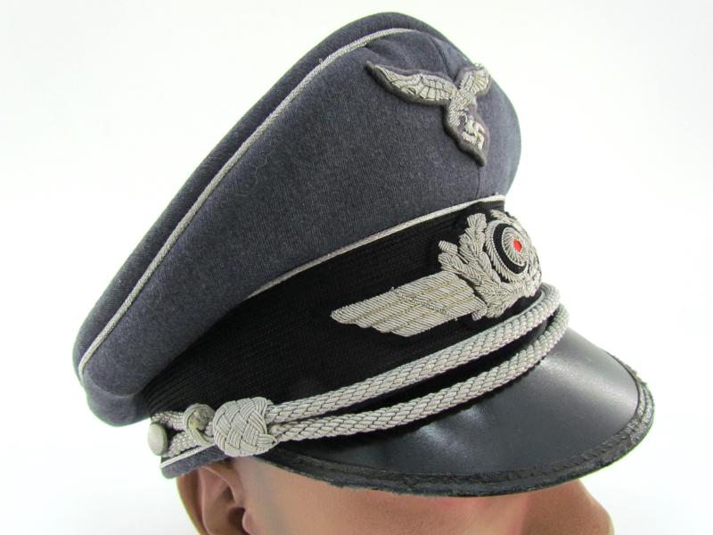 Luftwaffe officer visor cap ‘Schirmmütze’ by Erstklassig