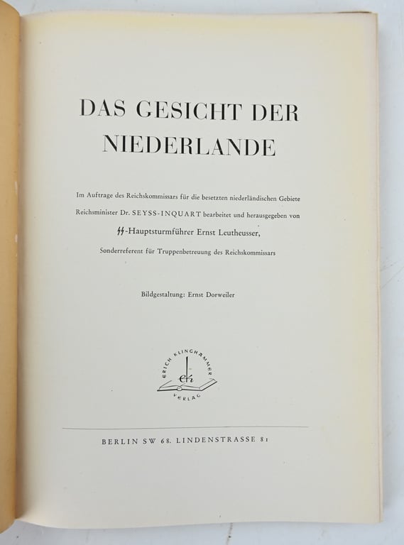 German Book 'Das Gesicht der Niederlande'