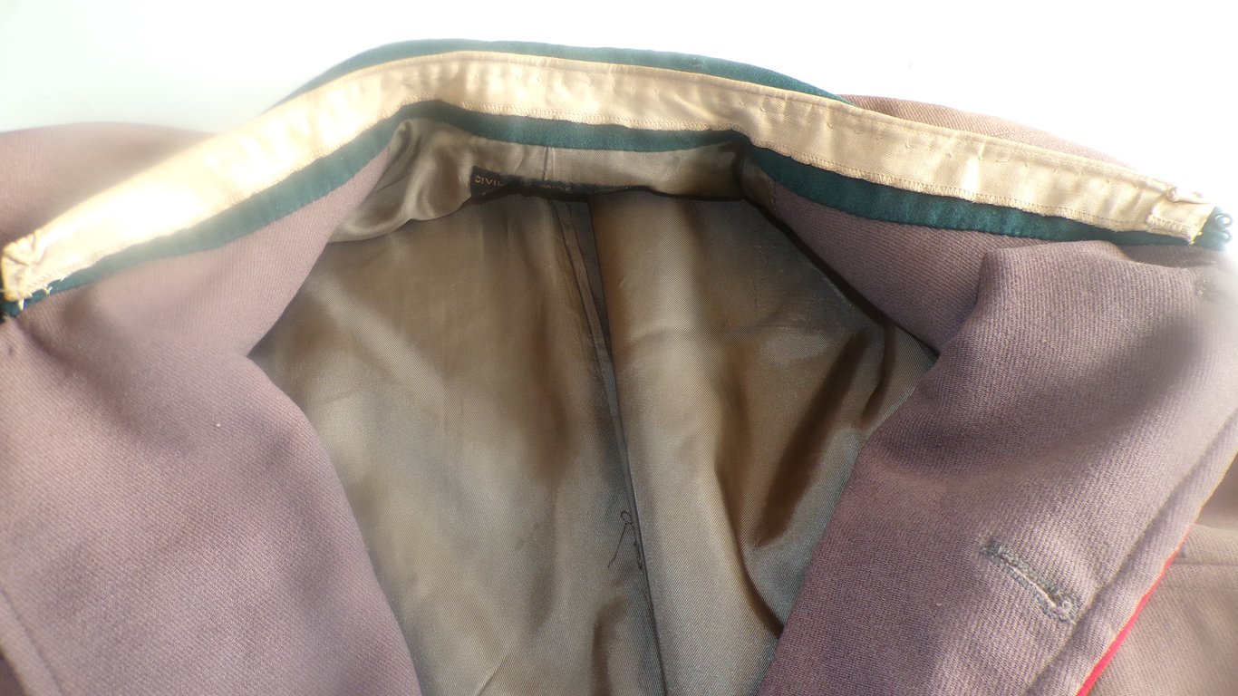 General's Tunic in Tan Fabric, made in Paris