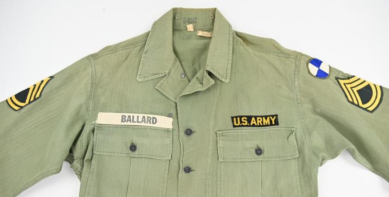 US Army Vietnam War HBT Utility Shirt
