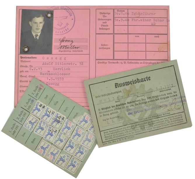 German TENO Memberpass and Papers
