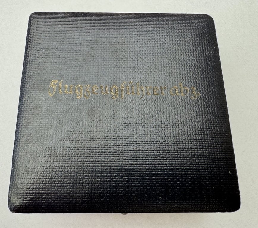 Luftwaffe Pilot's Badge by Brüder Schneider A.G., Wien, with Presentation Case