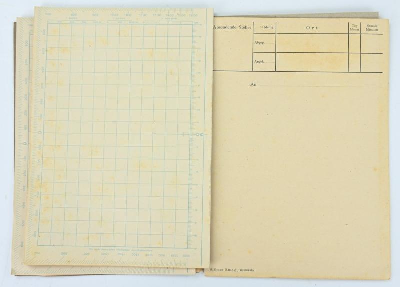 German WH Mapcase Notebook