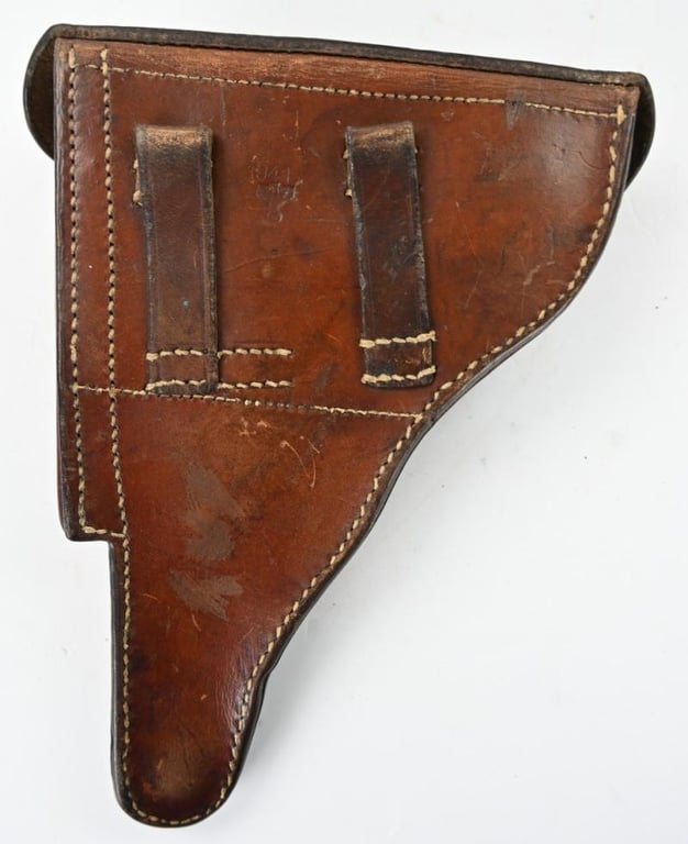 German P08 Polizei Brown Leather Holster 1941