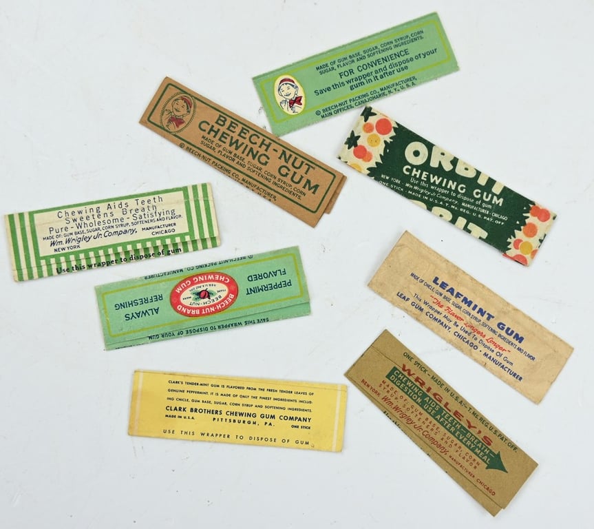 US WW2 Chewing Gum Papers