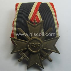 '1957-pattern 'Einzelspange': 'Kriegsverdienstkreuz II. Klasse mit Schwn.'