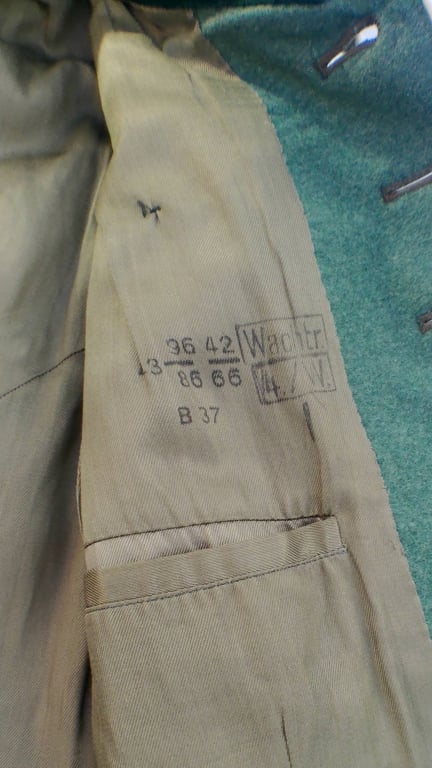 Original WWII German Army 55th Infantry Enlisted mans M-35 Waffenrock dress tunic.