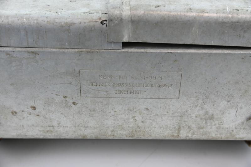 German Luftschutz Chemical Gas Test Tornister