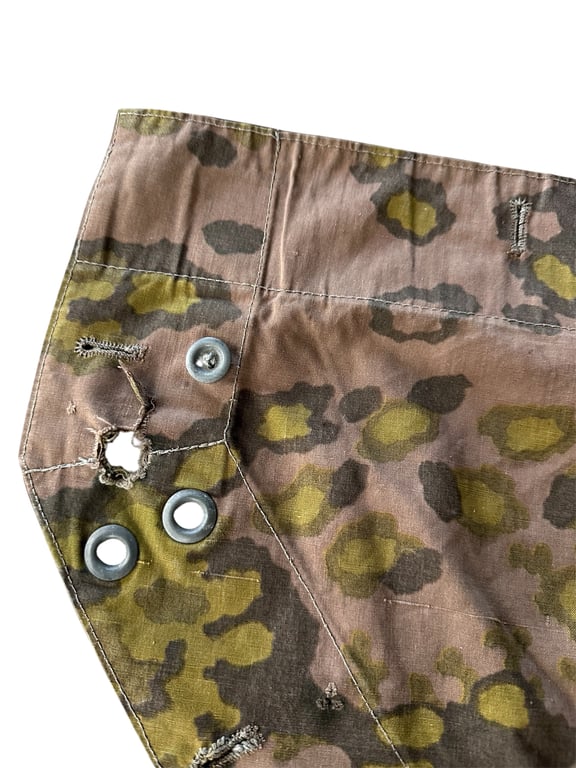WWII German Waffen SS Zeltbahn Oak Leaf pattern