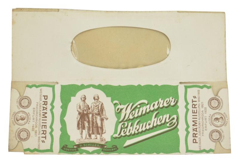 German Third Reich / Weimar Era Folding Package of Leb.u.honigkuchen