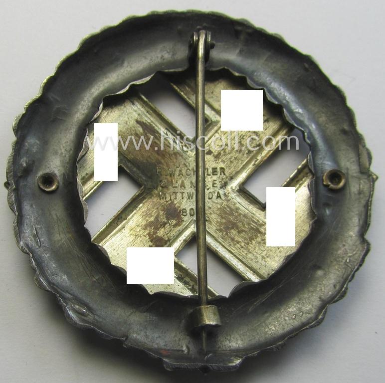 'Allgemeines N.S.D.AP.-Gau-Ehrenzeichen für die Mitgliedschaft seit 1925' by: 'R. Wächtler & Lange'