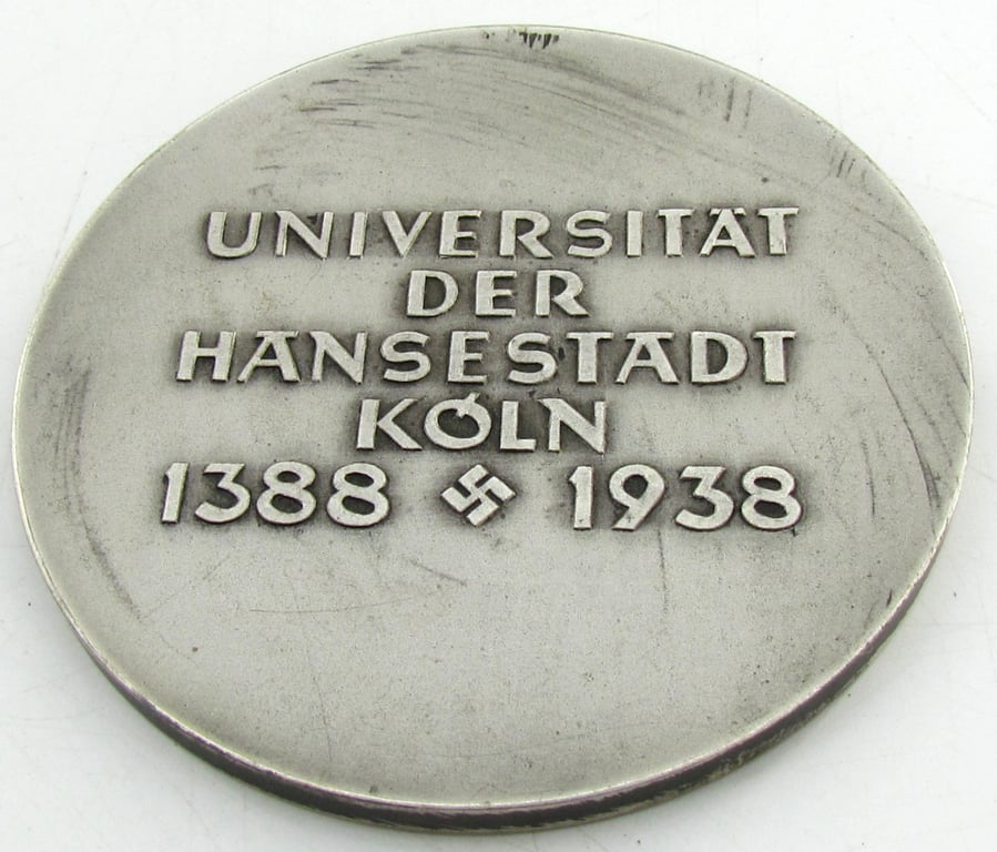 Plaque Universität der Hansestadt Cologne 1388 - 1938 (Rare)