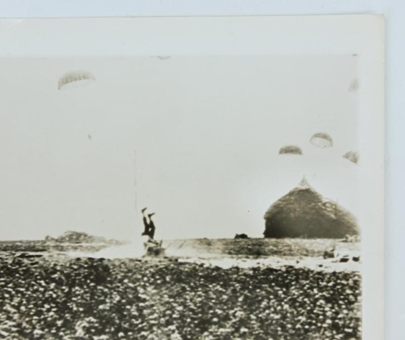 US WW2 Market Garden Press Photo 'Dropzone'