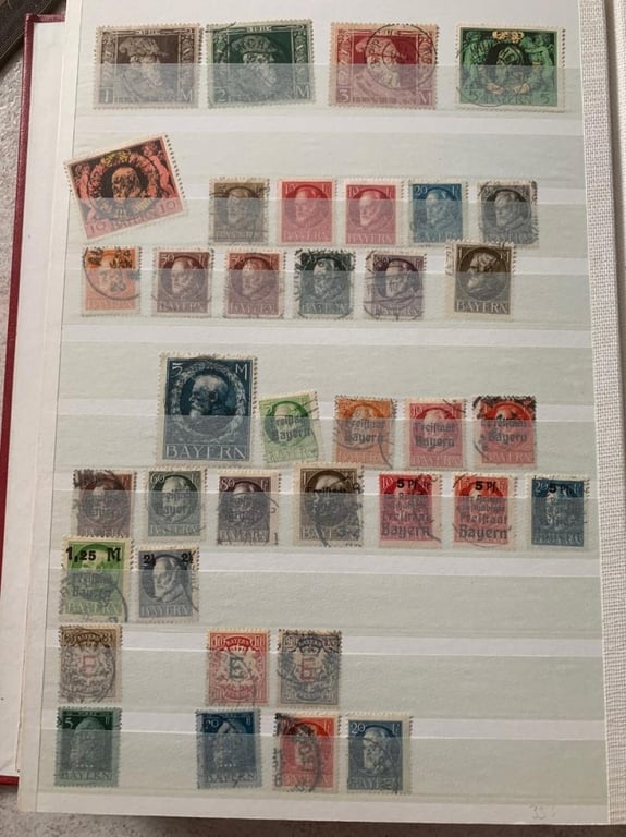 Stamp Album Number One With Content