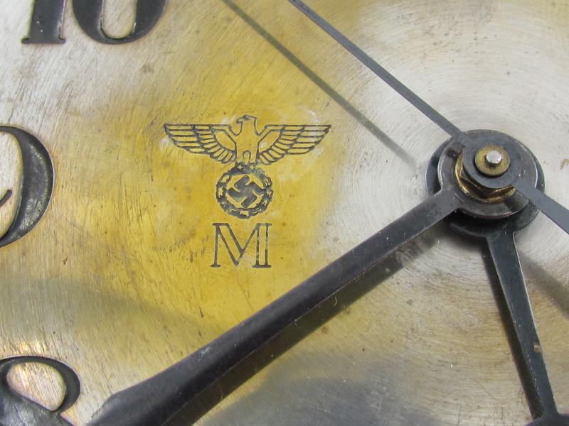 Kriegsmarine ships clock by Kieninger & Obergfell