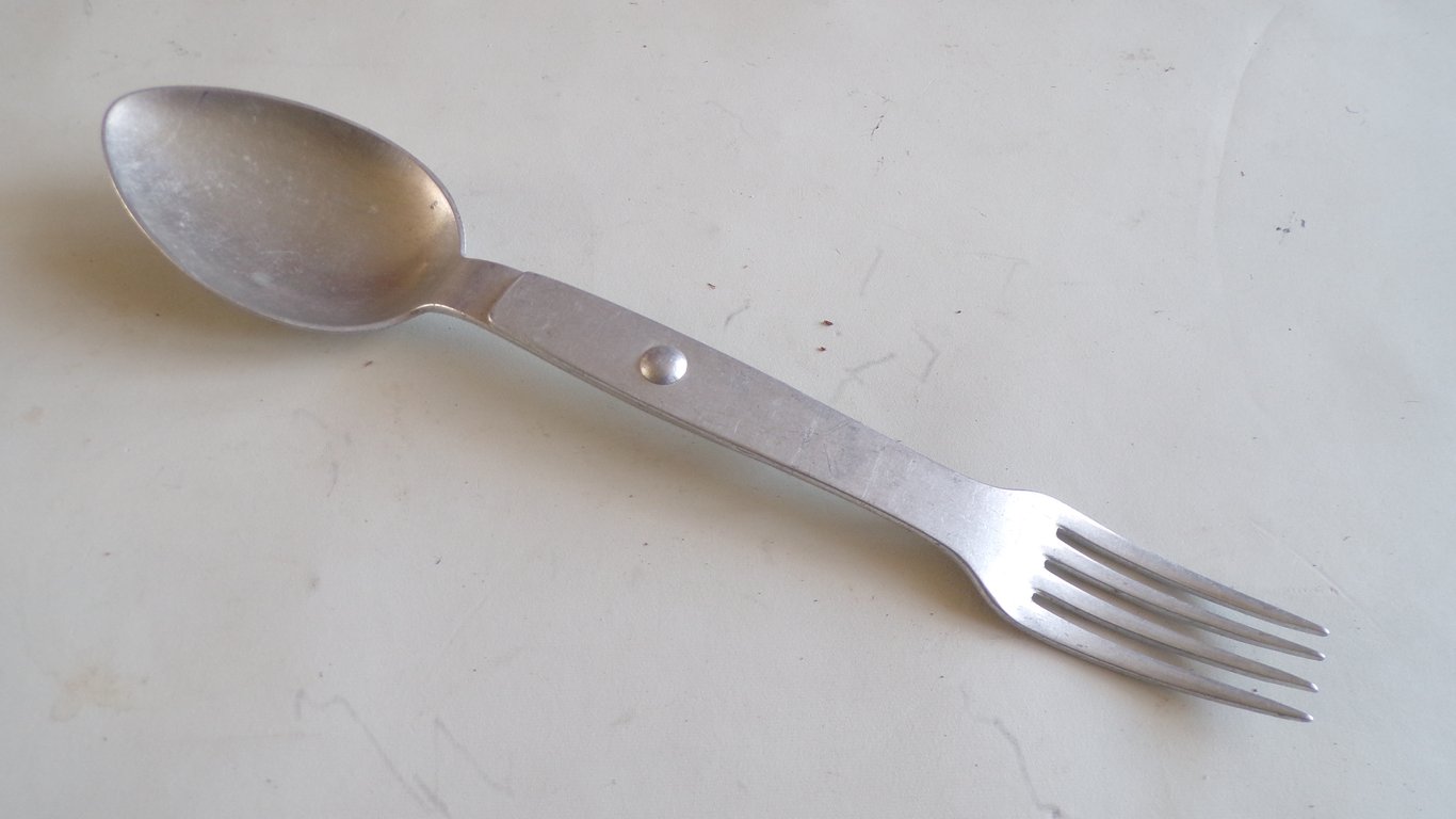 Wehrmacht Alu Folding Spork (Goffel) - WSM 39