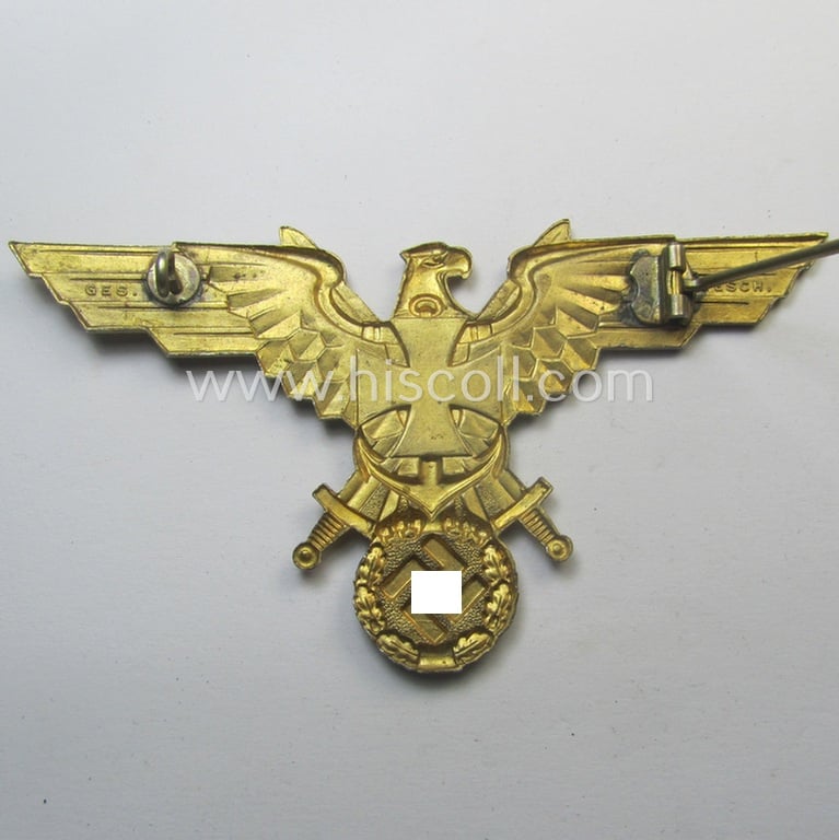Bright-golden-toned, naval-related D.R.K.B. (or: 'Deutscher Reichskriegerbund' aka 'Kyffhäuserbund') enlisted-mens'- (ie. NCO-) type breast-eagle