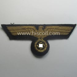 Very detailed and clearly tunic-removed, WH (Kriegsmarine) officers'-type,...