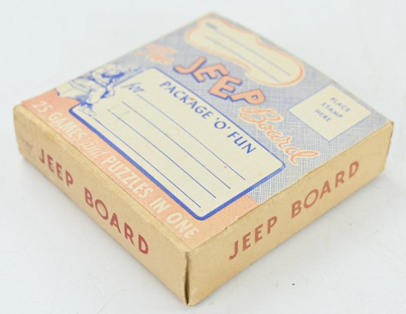 US WW2 'The Jeep' Board Game 1943