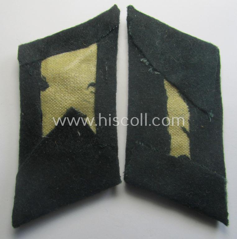 Pair of WH (Heeres) collar-tabs (ie. 'Kragenspiegel für Offiziere'): 'Panzer-Grenadier-Trpn.'