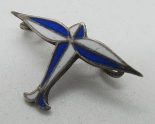 Dornier Flugzeugwerke enamel lapel pin (c. 1935–1945)