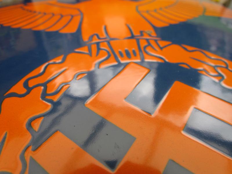 Enamel sign "Deutsche Reichsbahn Motor Vehicle Goods Office" ( Reproduction )