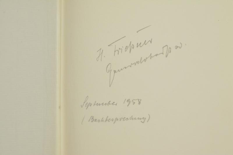 German Signed Book: die Geschichte des Panzerkorps Großdeutschland